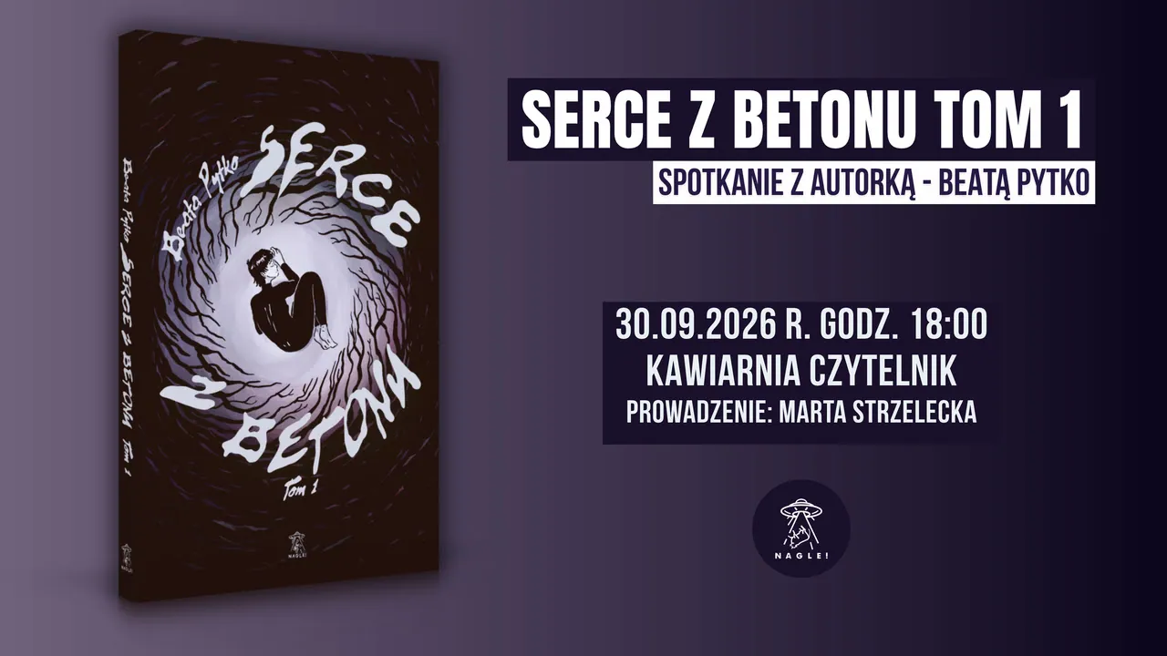 Beata Pytko spotka się z czytelnikami w Warszawie. Tematem „Serce z betonu”