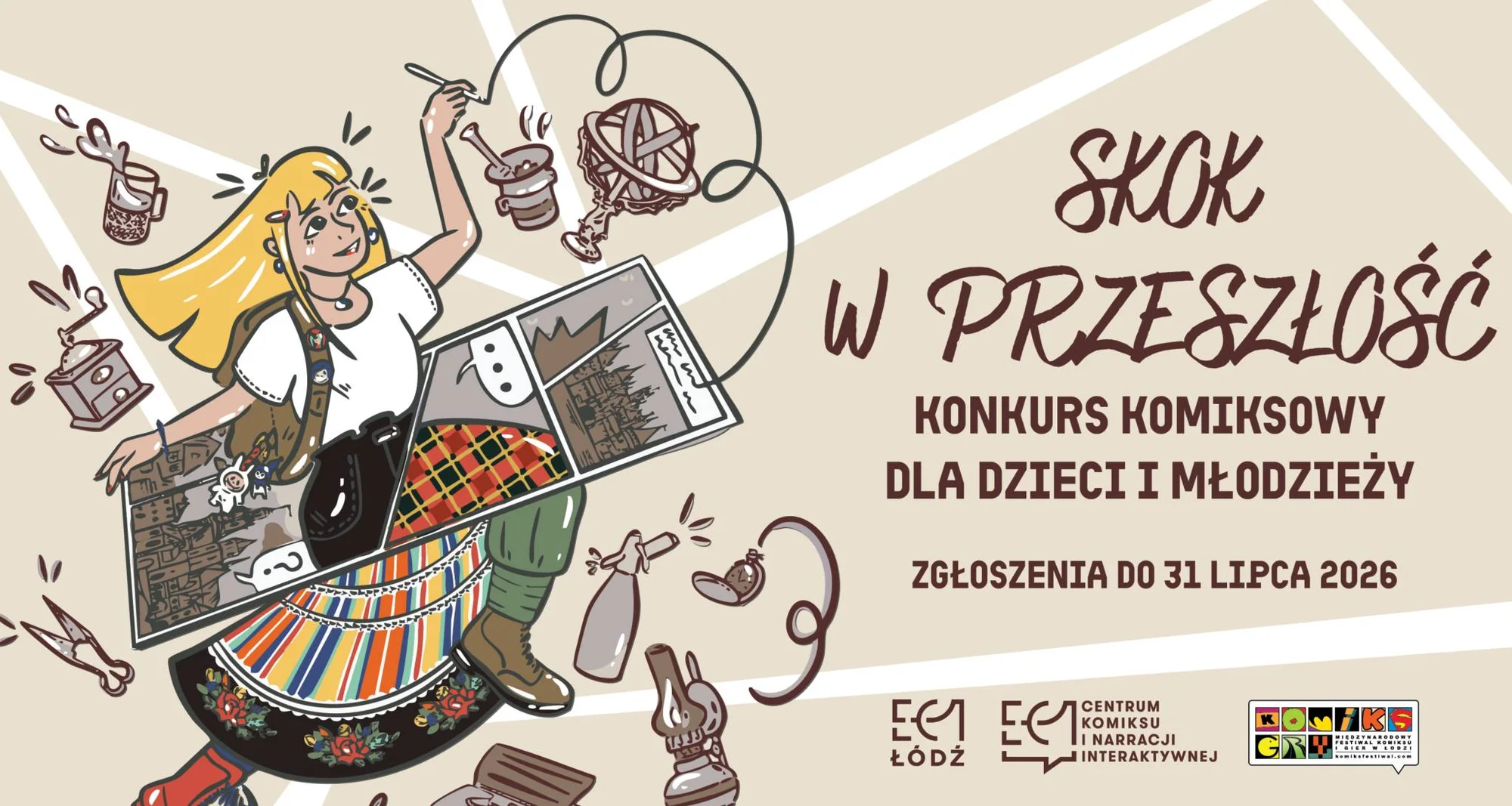 Ogólnopolski konkurs na komiks. Tematem będzie „Skok w przyszłość”