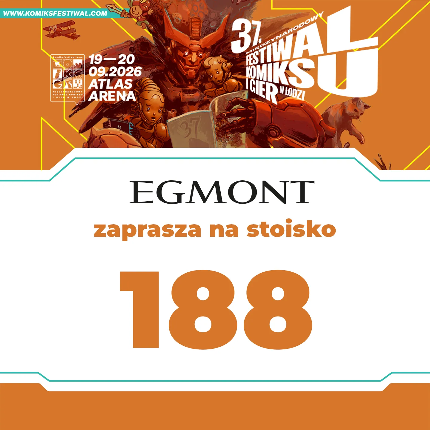 Egmont ujawnił, co szykuje na MFKiG 2026. Premiery, wielcy goście i pierwsze zapowiedzi na 2027 rok