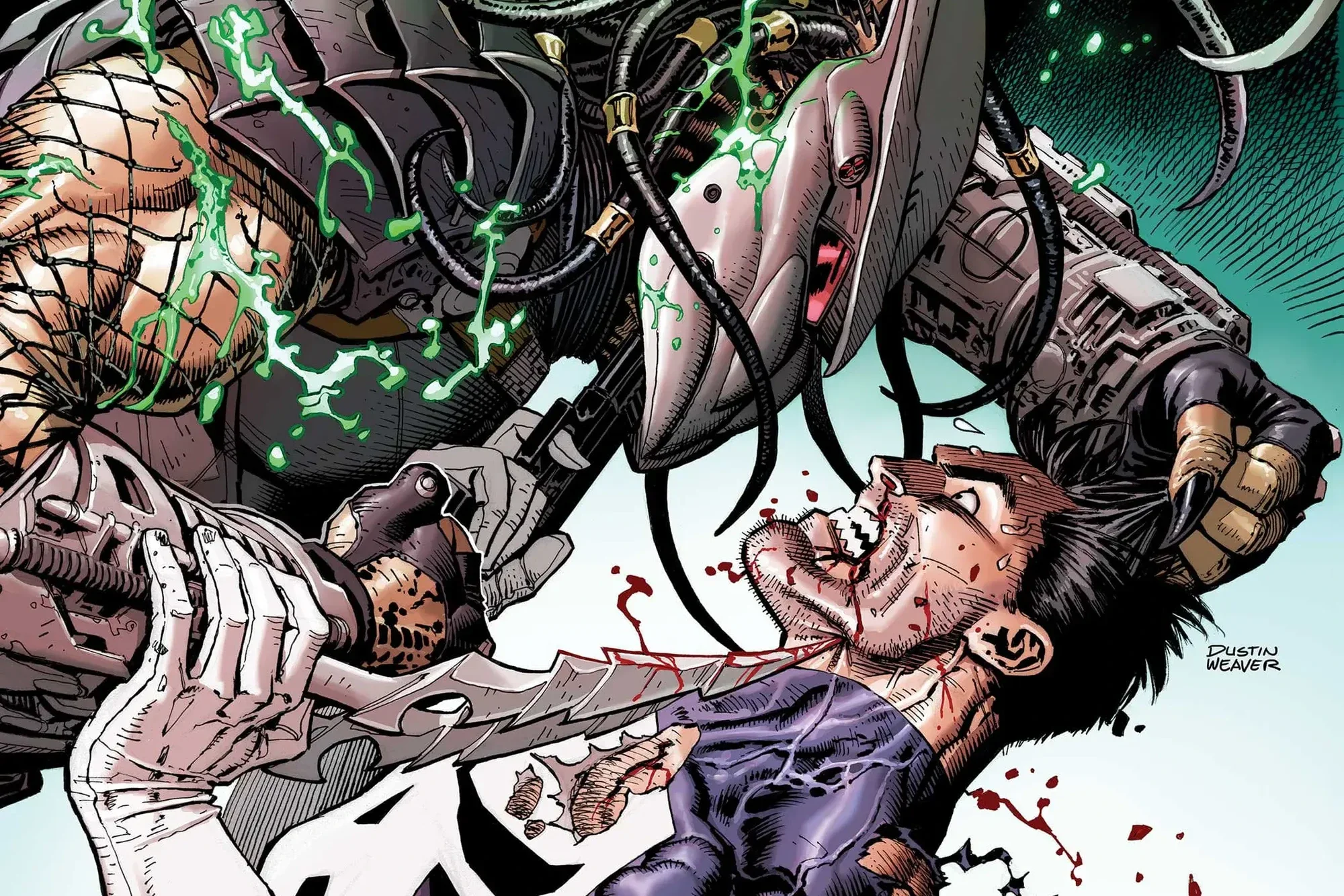 Predator poluje na Punishera. Marvel pokazał pierwsze plansze komiksu