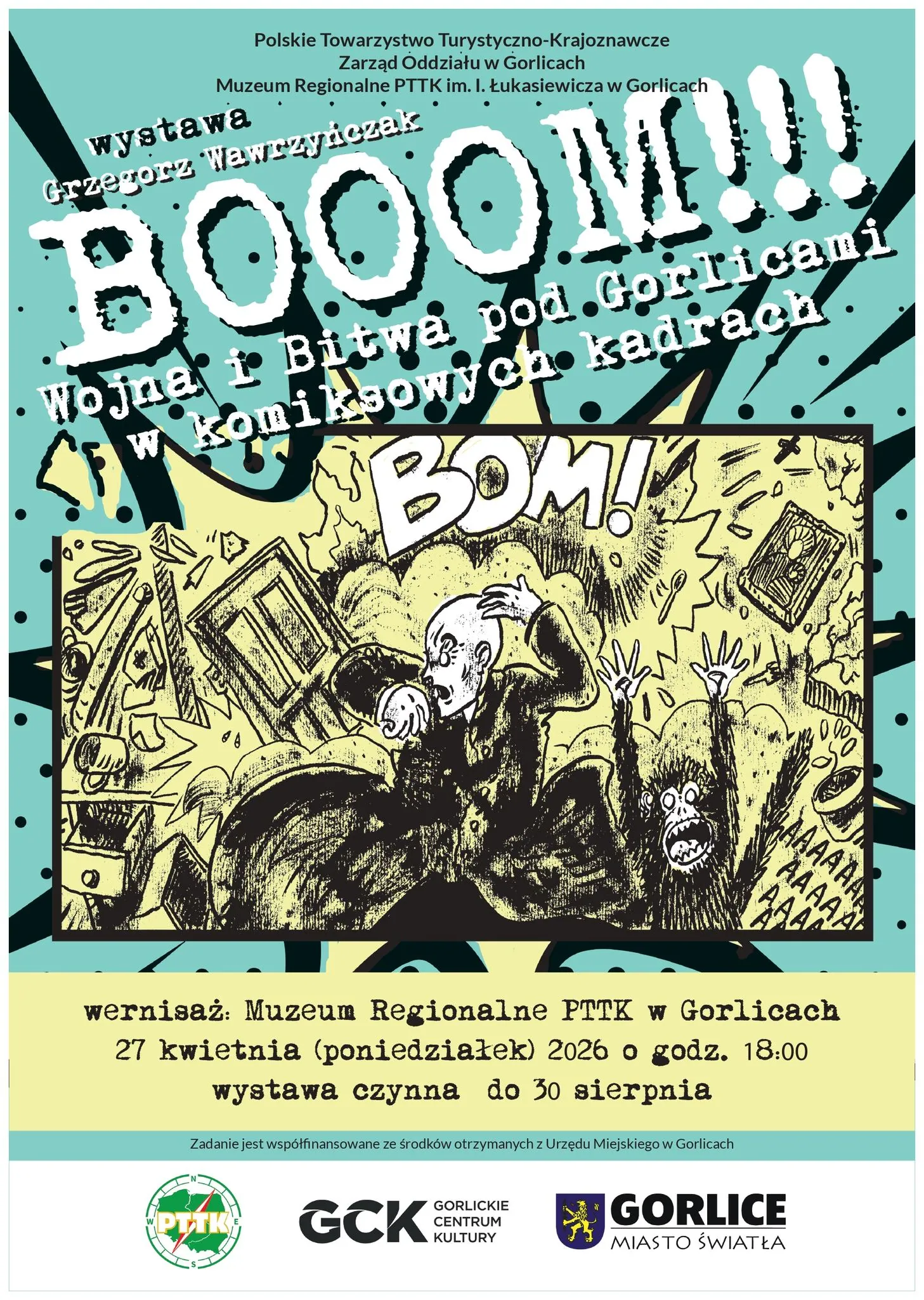 Bitwa pod Gorlicami w komiksowych kadrach. Wystawa i premiera komiksu Grzegorza Wawrzyńczaka