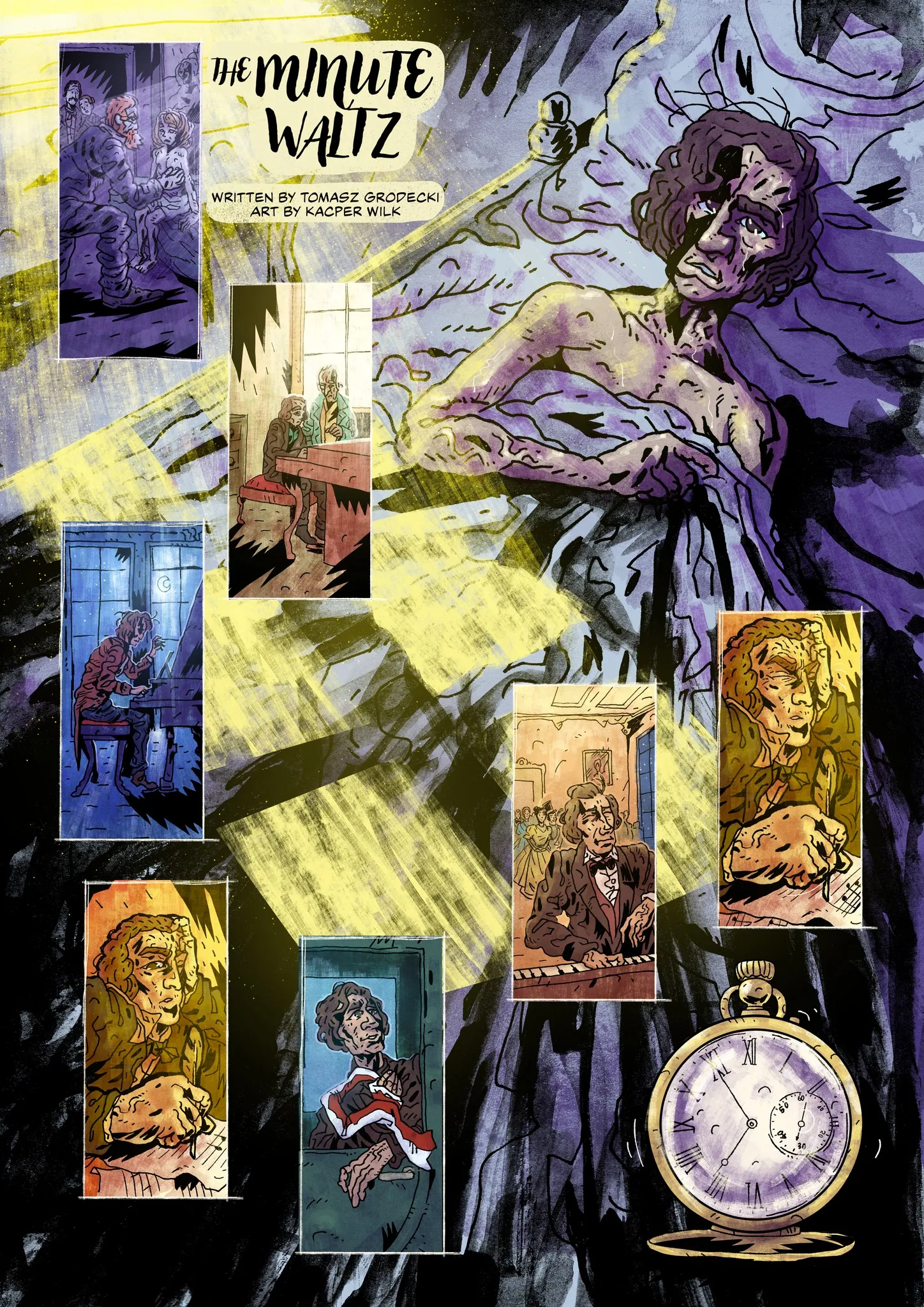 "Walc minutowy" – komiks na Konkurs Chopinowski od twórców "Ćmy"