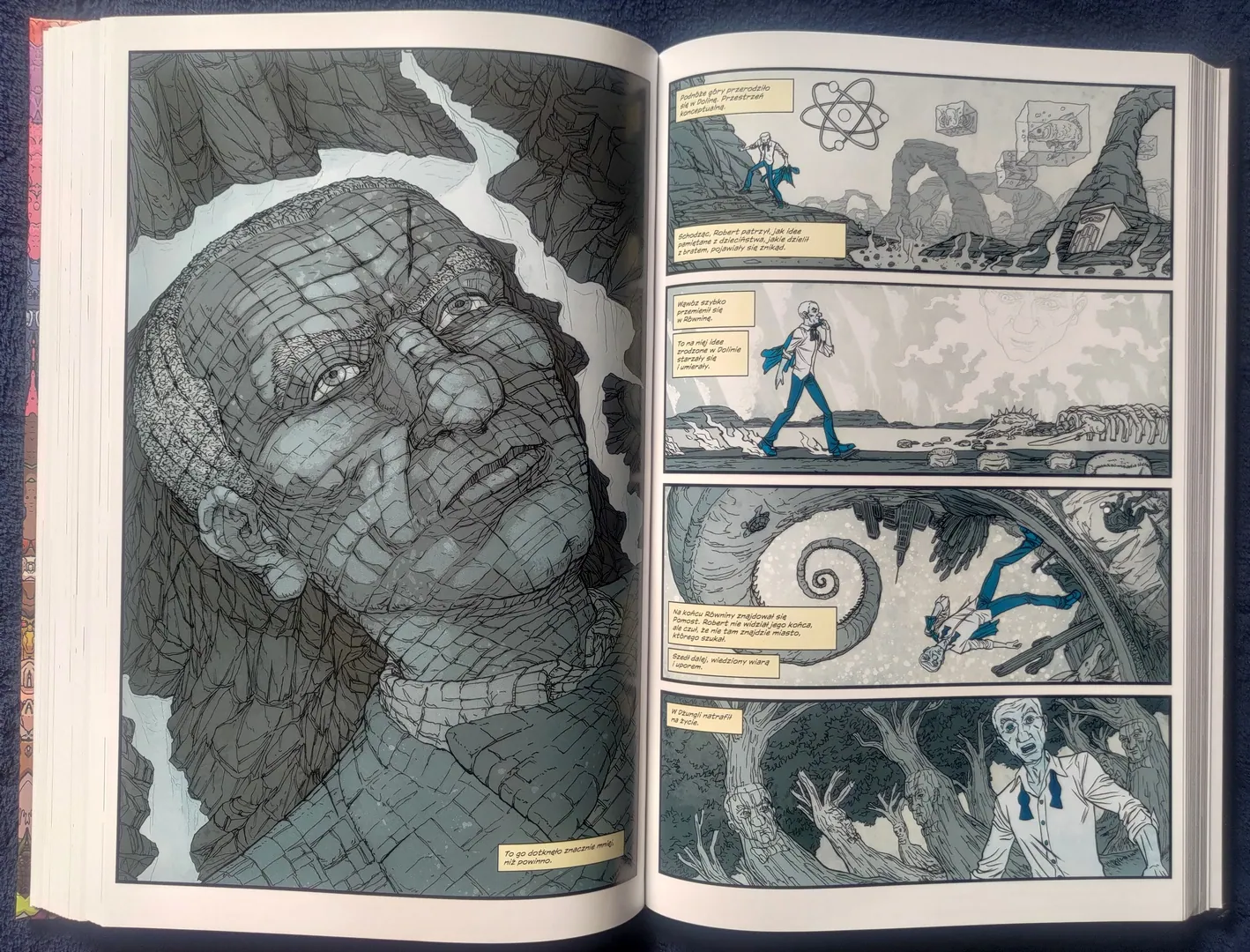 strona komiksu "Projekty Manhattan. Tom 1. Niedobra Nauka"