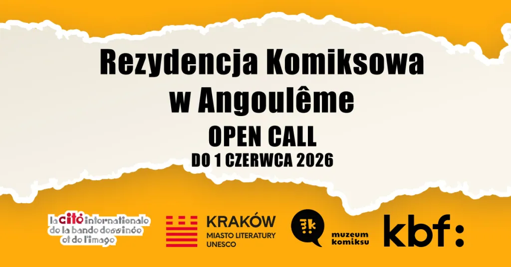 Ruszył nabór na rezydencję komiksową Kraków–Angoulême 2026