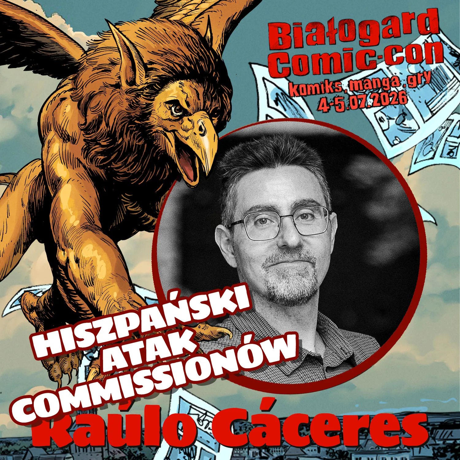 Raúlo Cáceres przyjedzie na Białogard Comic Con 2026. Można zamawiać u niego oryginały